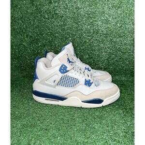 Air Jordan 4 Retro GS Military Blue 2024 HF4281-141 Boys Size 7Y Womens Size 8.5